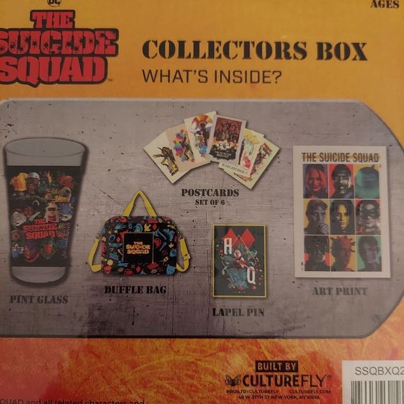 Rare- DC Comics The Suicide Squad Collector Box – 5 Collectible Items - Picture 6 of 8